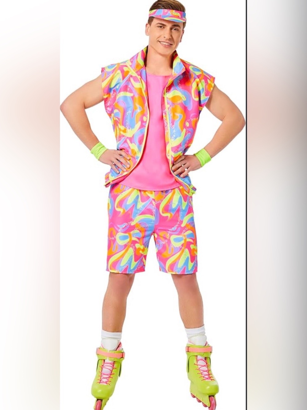 Barbie Skating Ken Halloween Costume With Accessories, Size L